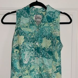 Vintage Lilly Pulitzer Dress Surfin Safari